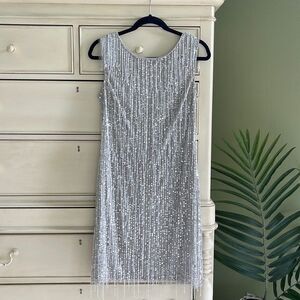 Aidan Mattox cocktail dress with sequins and beads size 10